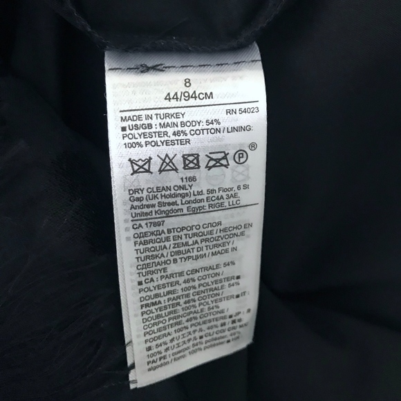 Banana Republic Fringe-Dot Shift Dress Black - 8 - Picture 8 of 8